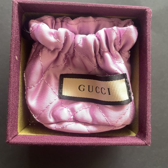 Gucci Cross Motif Hoop Earrings 703654 - Picture 5 of 6